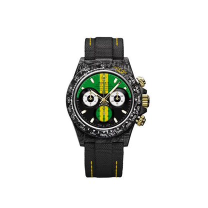 DW Daytona gt green 40mm oyster black