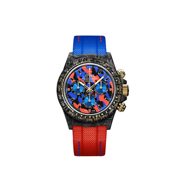 DW Daytona military red 40mm oyster black