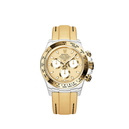 DW Daytona quartz fiber golden essence 40mm oyster black