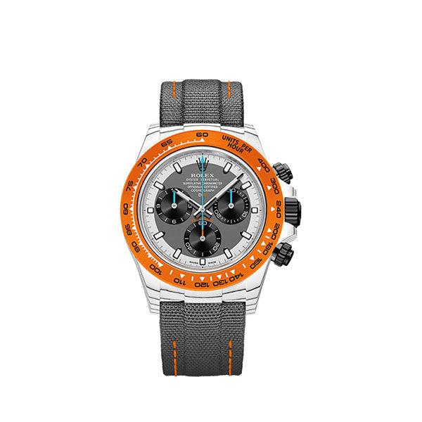 DW Daytona quartz fiber ocellaris 40mm oyster black