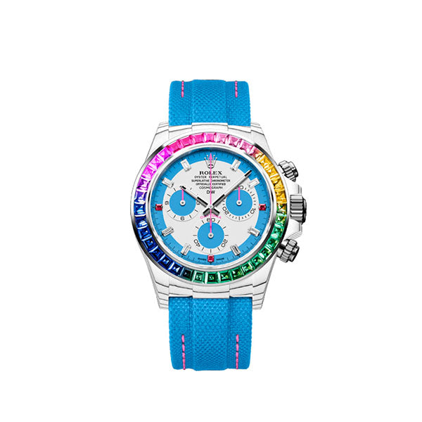 DW Daytona quartz fiber rainbow s 40mm carbon