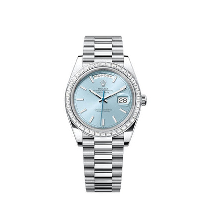 Day-Date 40, Platinum with Diamond-set, 40mm, Ref# 228396tbr-0039