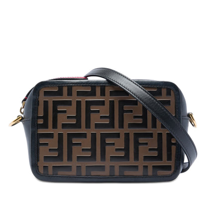Camera Bag Zucca Embossed Leather Small