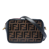 Camera Bag Zucca Embossed Leather Small