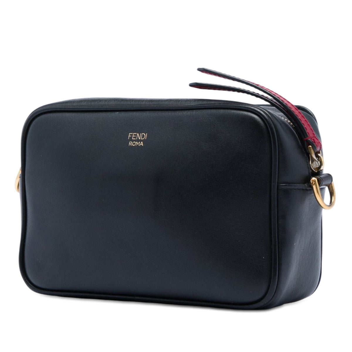 Camera Bag Zucca Embossed Leather Small
