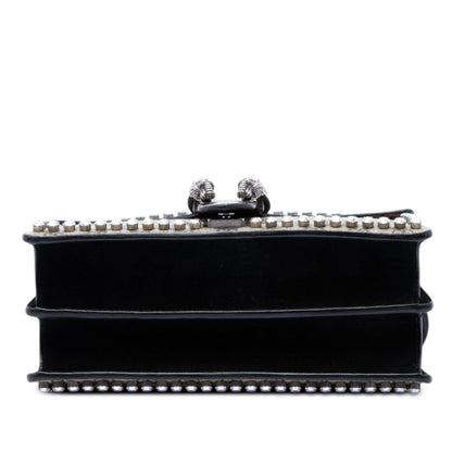 Dionysus Bag Crystal Embellished GG Coated Canvas Small