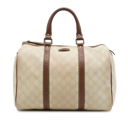 Joy Boston Bag GG Coated Canvas Medium