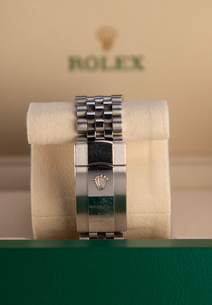 Rolex Datejust 41 mm Azzurro-Blue Oystersteel White Gold Jubilee 126334-0026