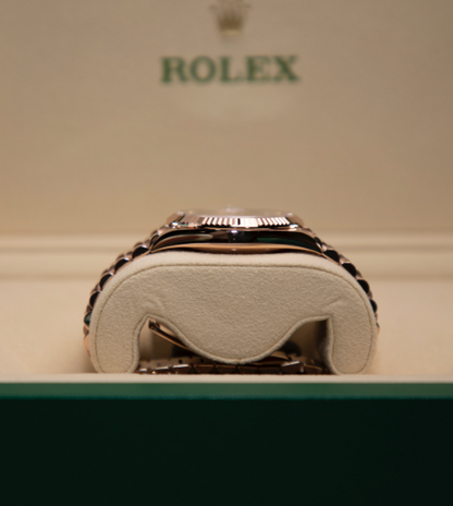 Rolex Oyster 40 mm Chocolate 18k Everose Gold 228235-0053