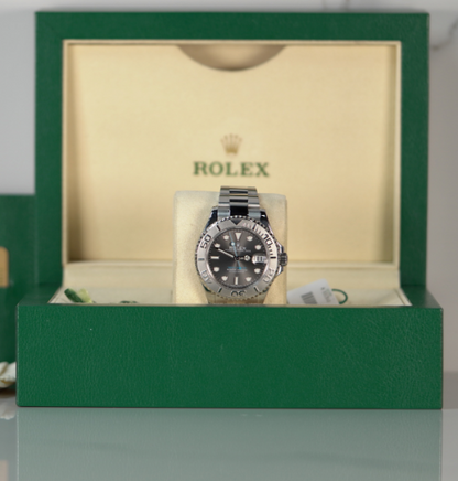 Rolex Yacht-Master 37 mm Slate Oystersteel Platinum Oyster 268622-0002