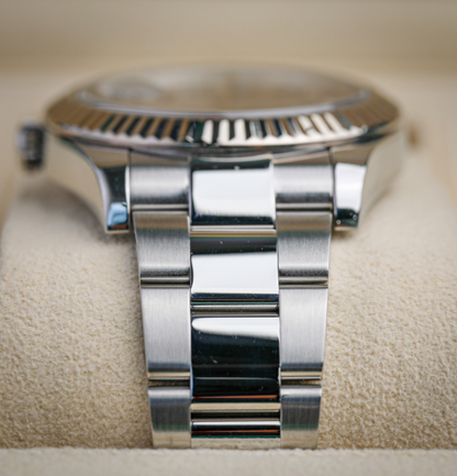 Rolex Datejust 41 mm Slate Diamond Oystersteel White Gold Jubilee 126334-0006