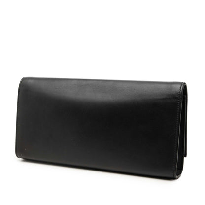 Classic Monogram Tassel Clutch Leather Long