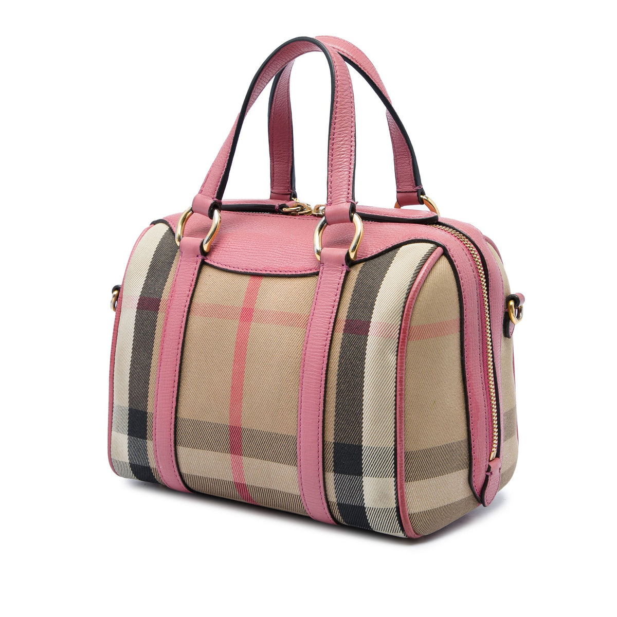 Alchester Convertible Satchel House Check Canvas Small