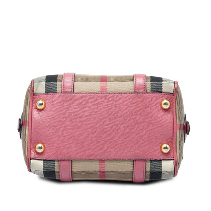 Alchester Convertible Satchel House Check Canvas Small