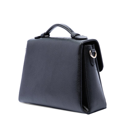 Interlocking Top Handle Bag Leather Medium