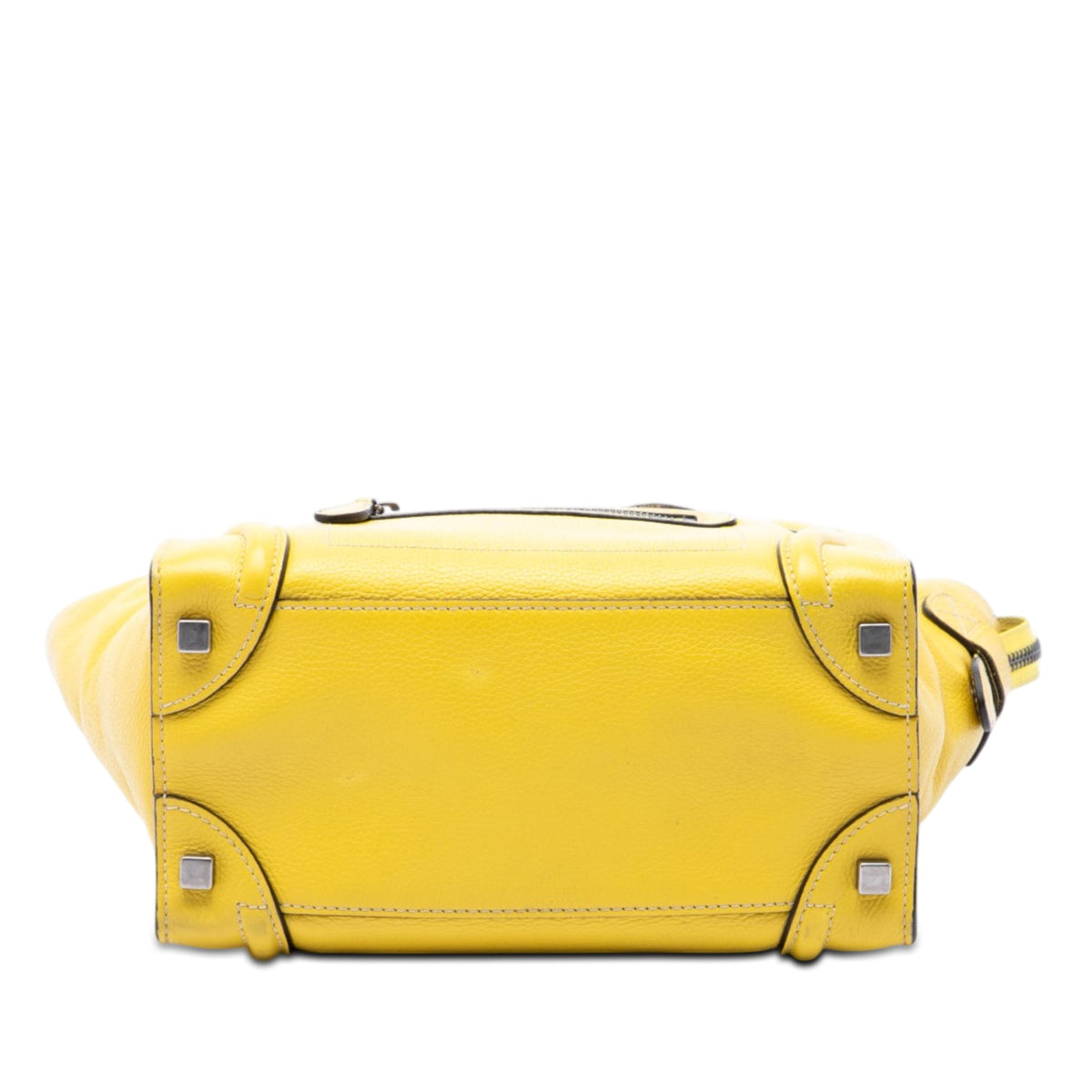 Luggage Bag Grainy Leather Micro