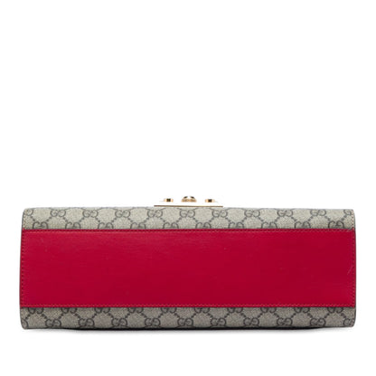 Padlock Shoulder Bag GG Coated Canvas and Leather Medium