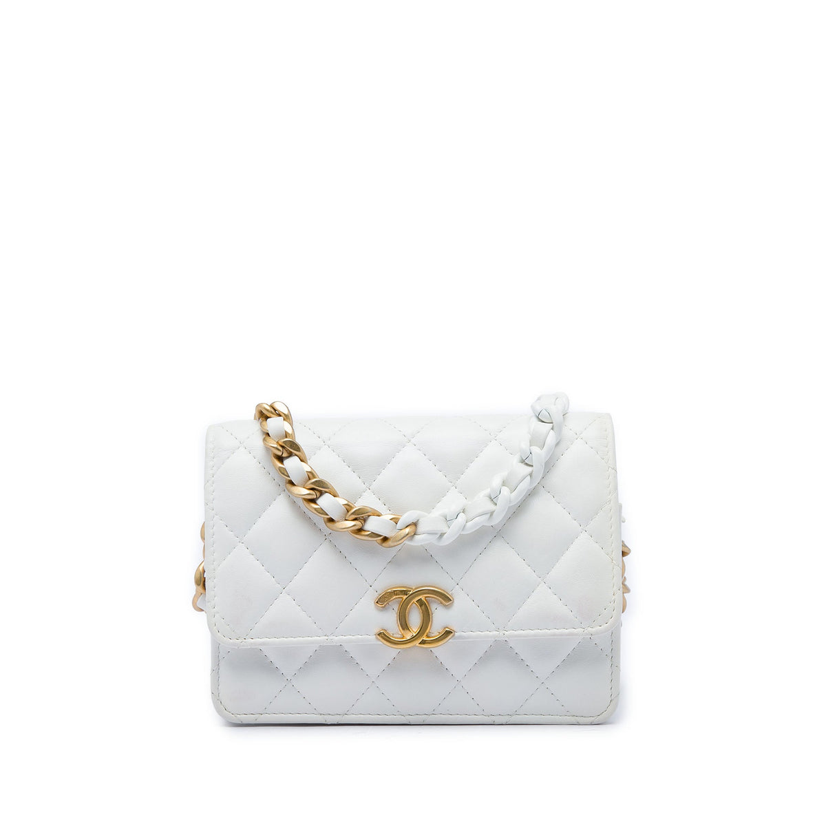Funky Town Flap Bag Quilted Lambskin Small