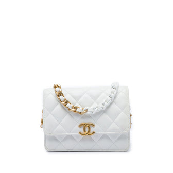Funky Town Flap Bag Quilted Lambskin Small