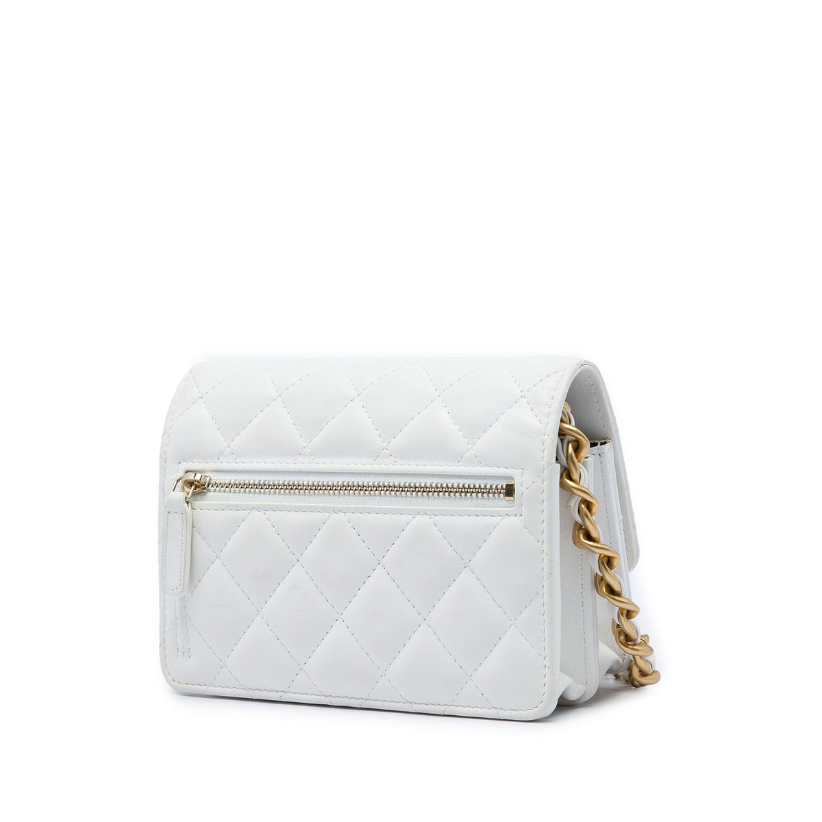 Funky Town Flap Bag Quilted Lambskin Small