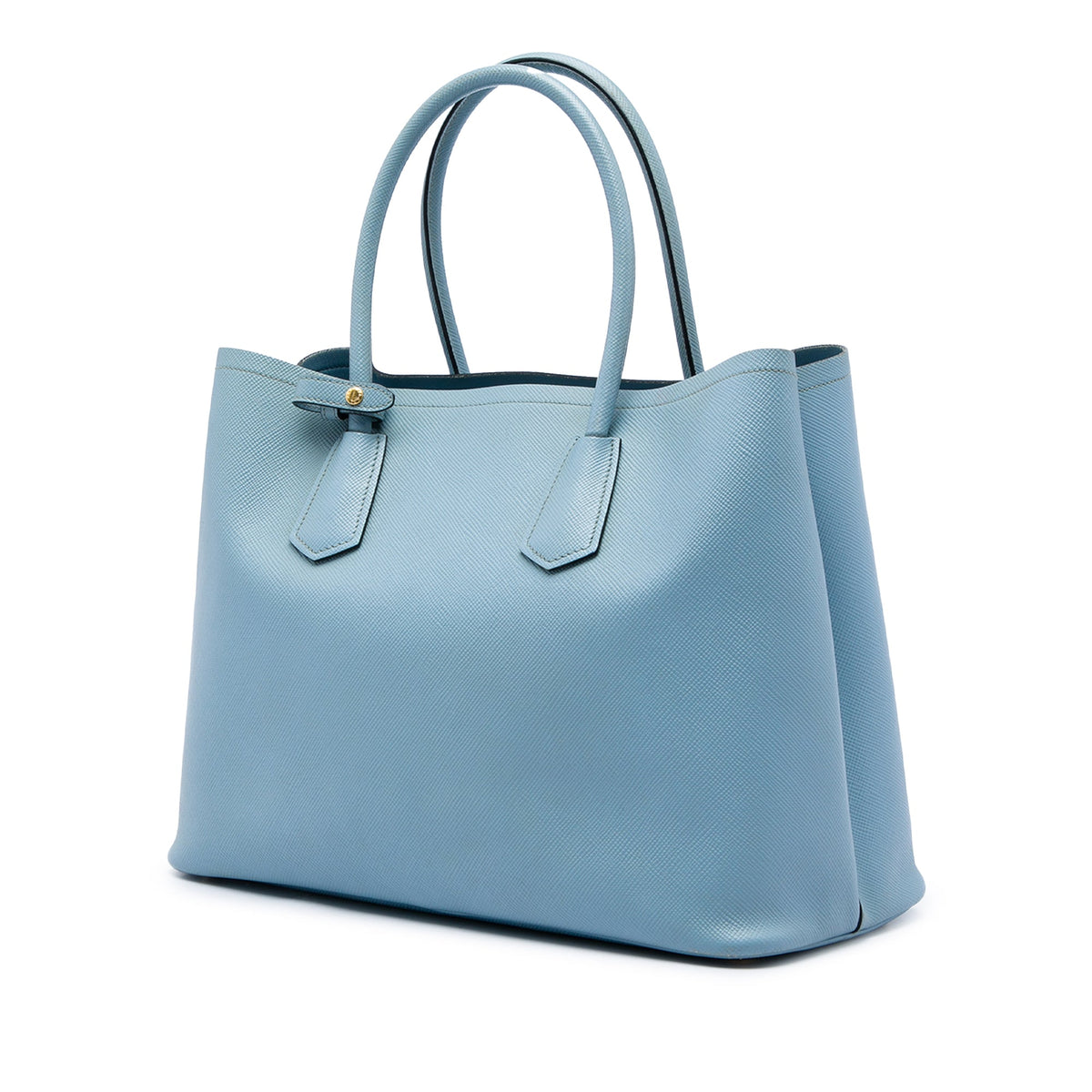 Cuir Double Tote Saffiano Leather Medium