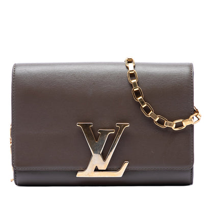 Chain Louise Clutch Leather GM