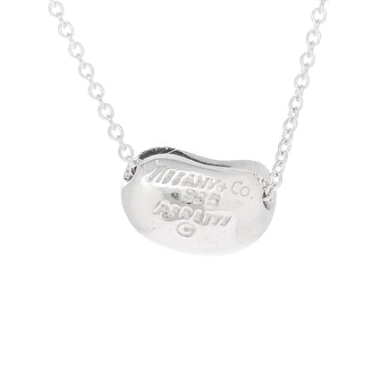 Tiffany Sterling Silver 11mm Elsa Peretti Bean Pendant Necklace