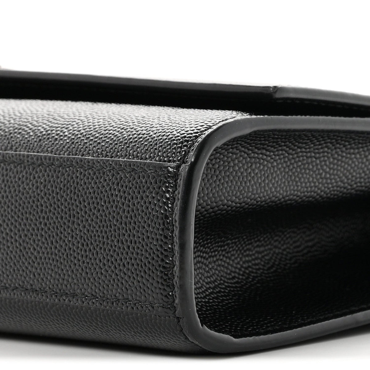 Saint Laurent Grain De Poudre Medium Kate Satchel Black