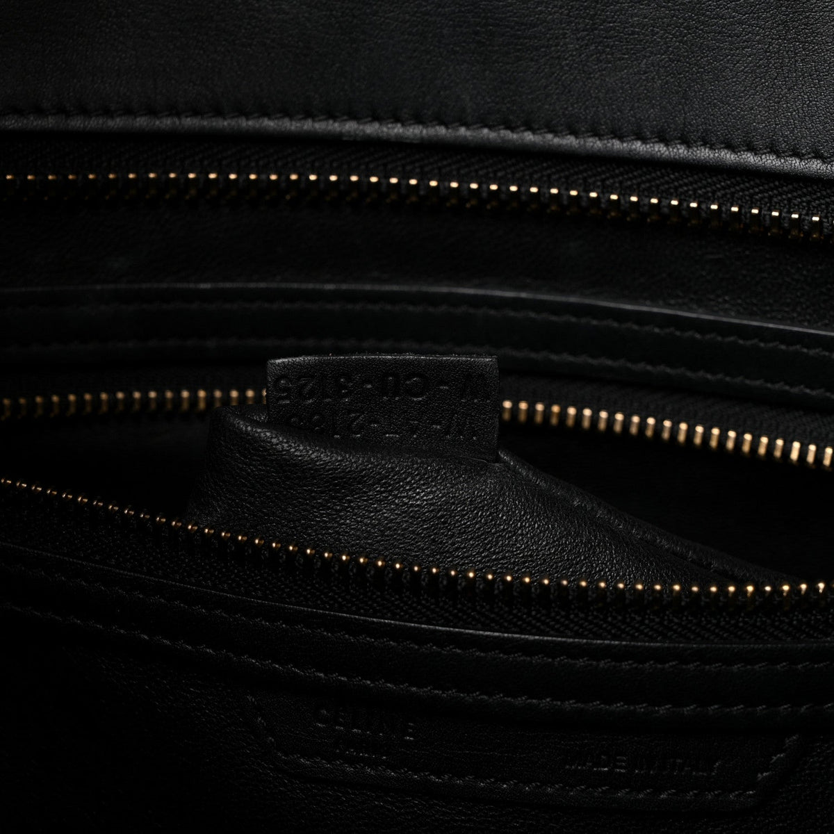Celine Smooth Calfskin Mini Luggage Black 1943259