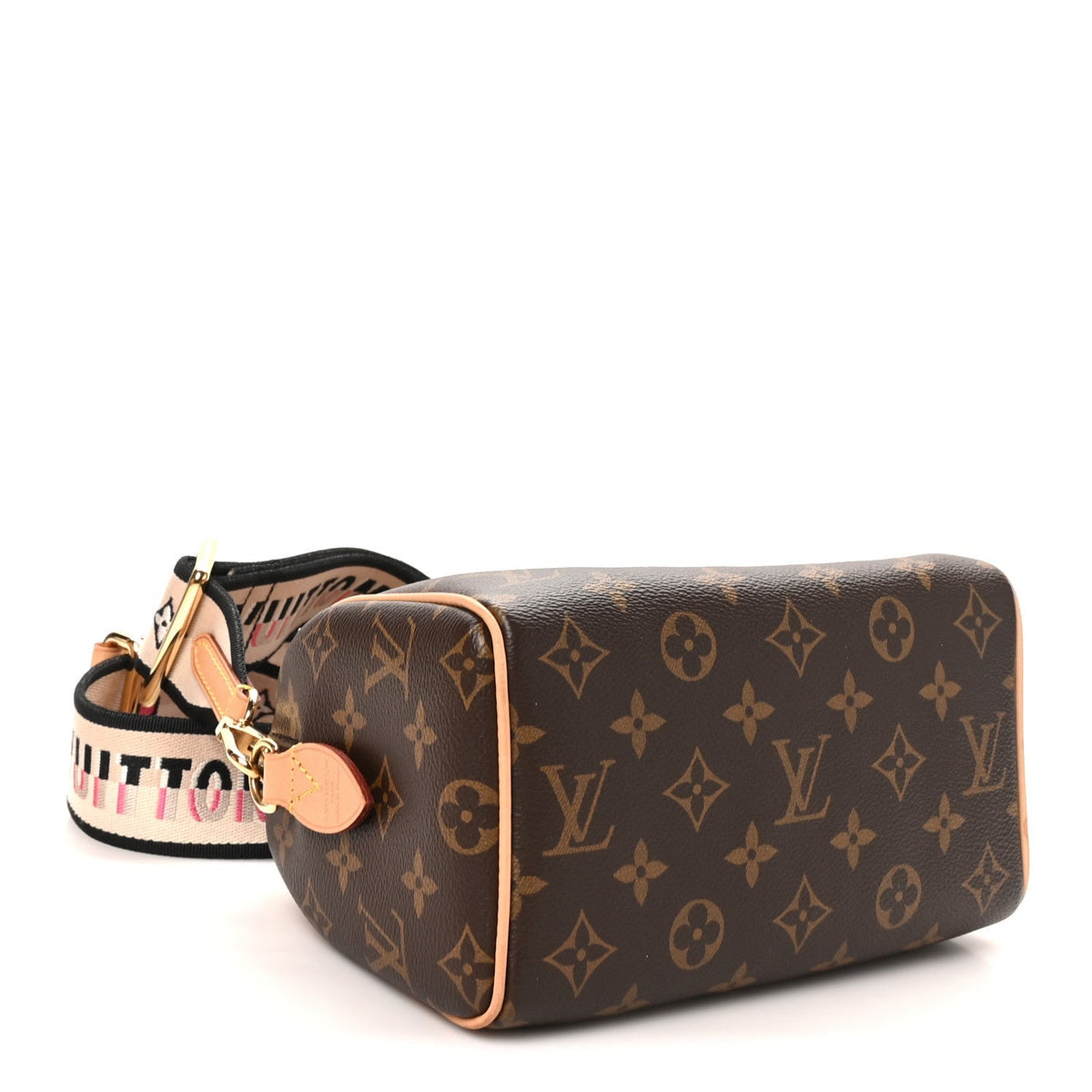 Louis Vuitton Monogram Speedy Bandouliere 20 Black