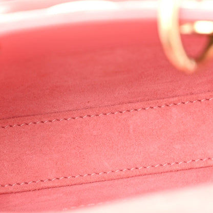 Christian Dior Lambskin Cannage Micro Lady D-Joy Pink
