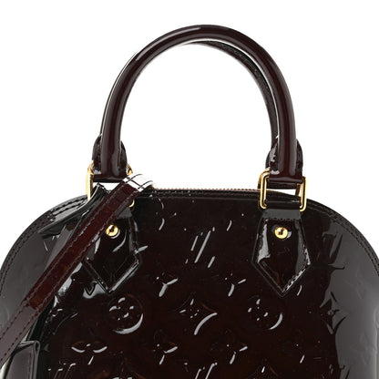 Louis Vuitton Vernis Alma BB Amarante
