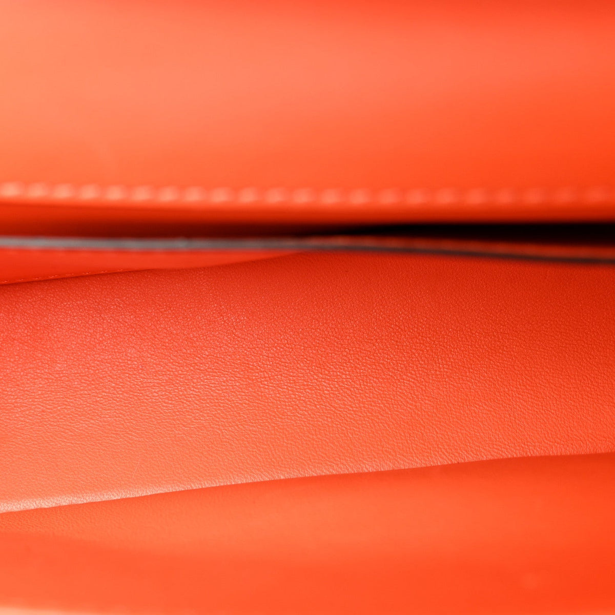 Valentino Garavani Calfskin Vlogo Loco Shoulder Bag Orange