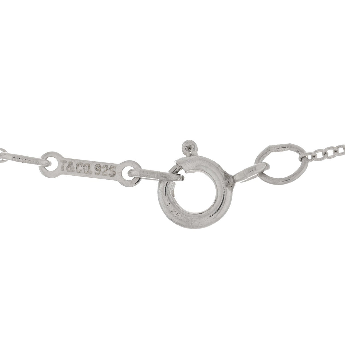 Tiffany Sterling Silver Paloma Picasso Loving Heart Pendant Necklace