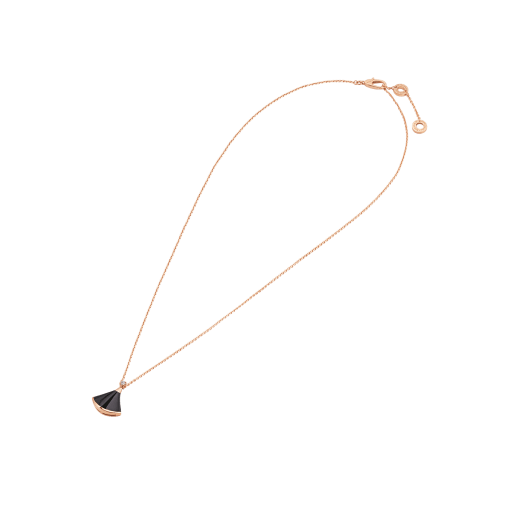 18K Rose Gold Diamond Onyx Divas' Dream Necklace