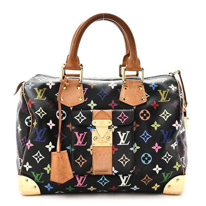 Louis Vuitton Monogram Multicolor Speedy 30 Black