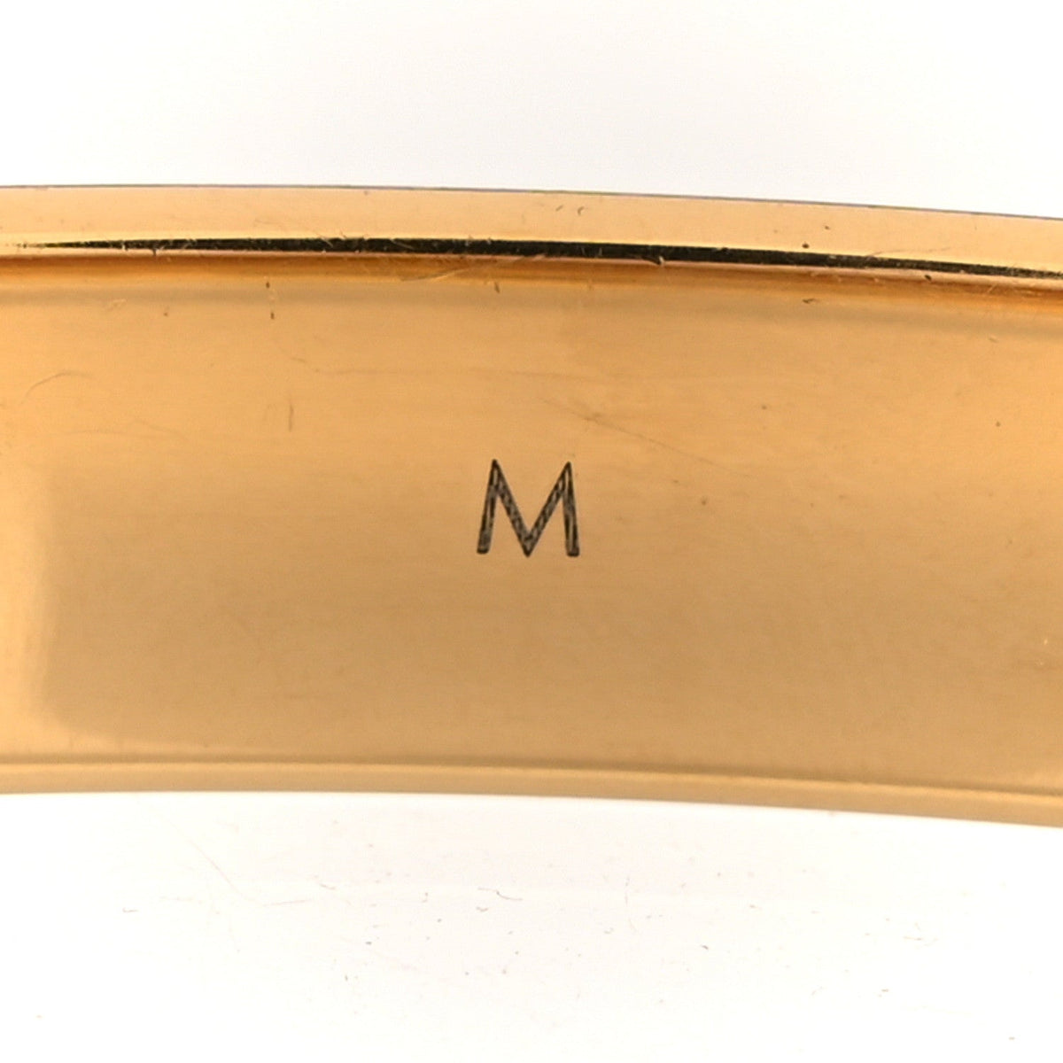Louis Vuitton Brass Monogram Nanogram Cuff M Gold