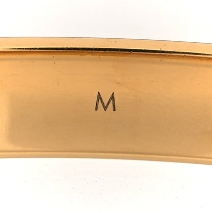 Louis Vuitton Brass Monogram Nanogram Cuff M Gold