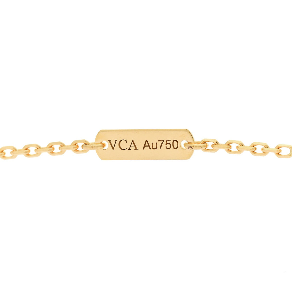 Van Cleef & Arpels 18K Yellow Gold Malachite Vintage Alhambra Pendant Necklace