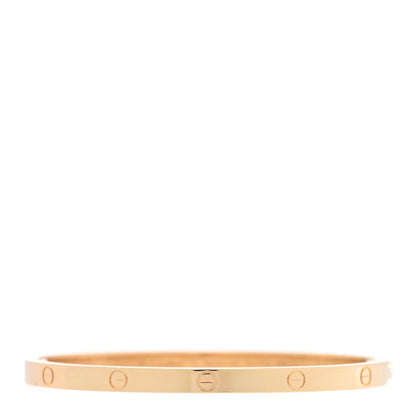 Cartier 18K Yellow Gold Small LOVE Bracelet 15
