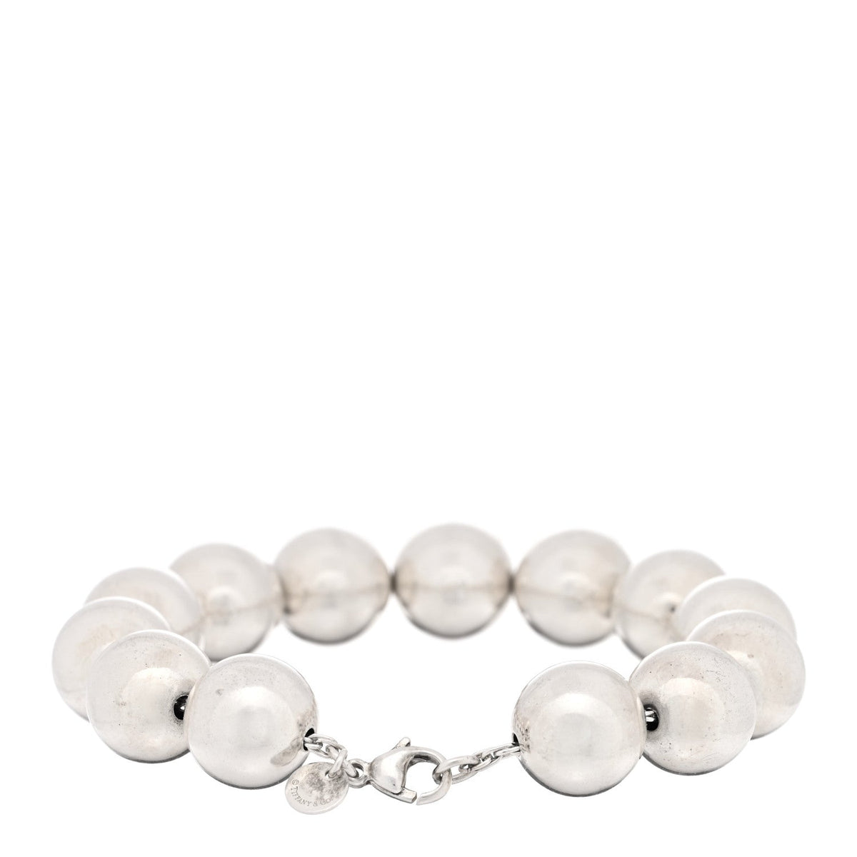 Tiffany Sterling Silver 14mm HardWear Ball Bracelet