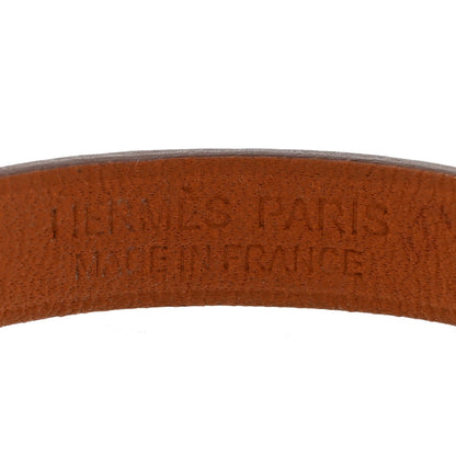 Hermes Swift Micro Rivale Bracelet XS Sanguine Silver