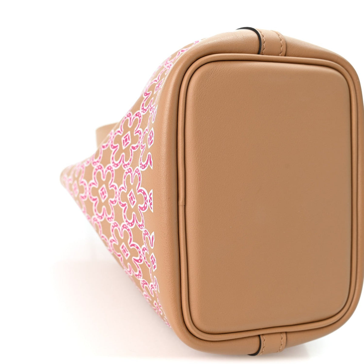 Hermes Swift Micro Lucky Daisy Picotin Lock Chai Rose White