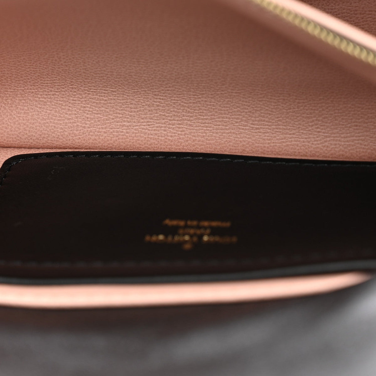 Louis Vuitton Lambskin Embossed Monogram Pochette Coussin Black 1985346