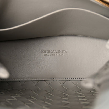 Bottega Veneta Nappa Intrecciato Small Andiamo Shoulder Bag Sterling