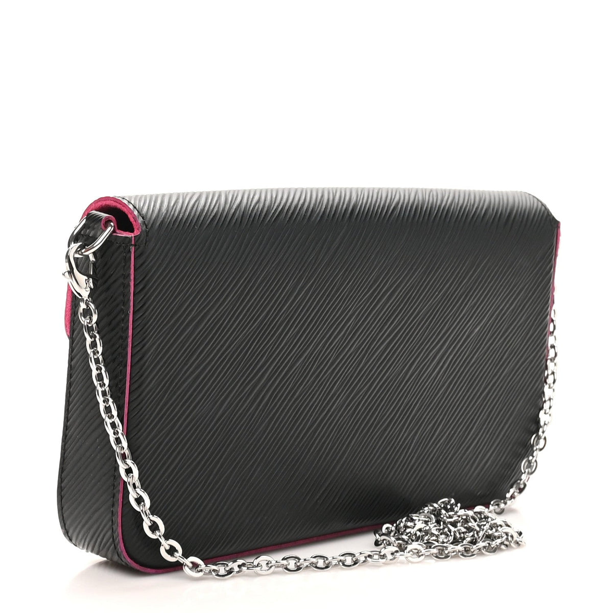 Louis Vuitton Epi Pochette Felicie Black Hot Pink