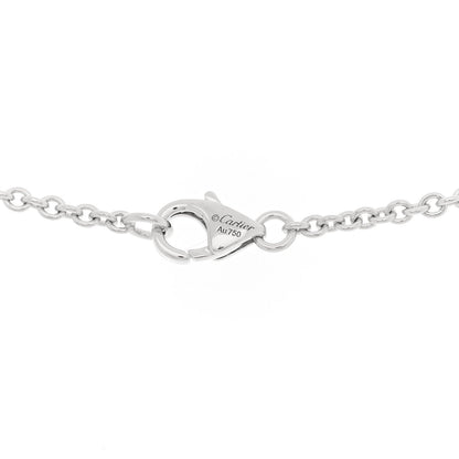Cartier 18K White Gold Interlocking LOVE Necklace