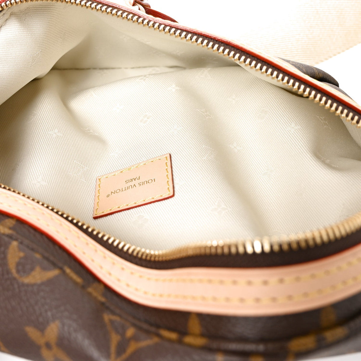 Louis Vuitton Monogram High Rise Bumbag Brown