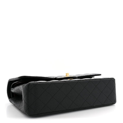 Chanel Caviar Quilted Medium Double Flap Black 1982984