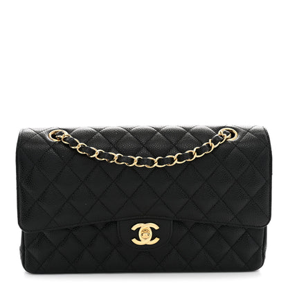 Chanel Caviar Quilted Medium Double Flap Black 1982984